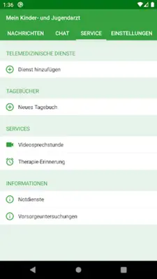 Meine pädiatrische Praxis android App screenshot 1